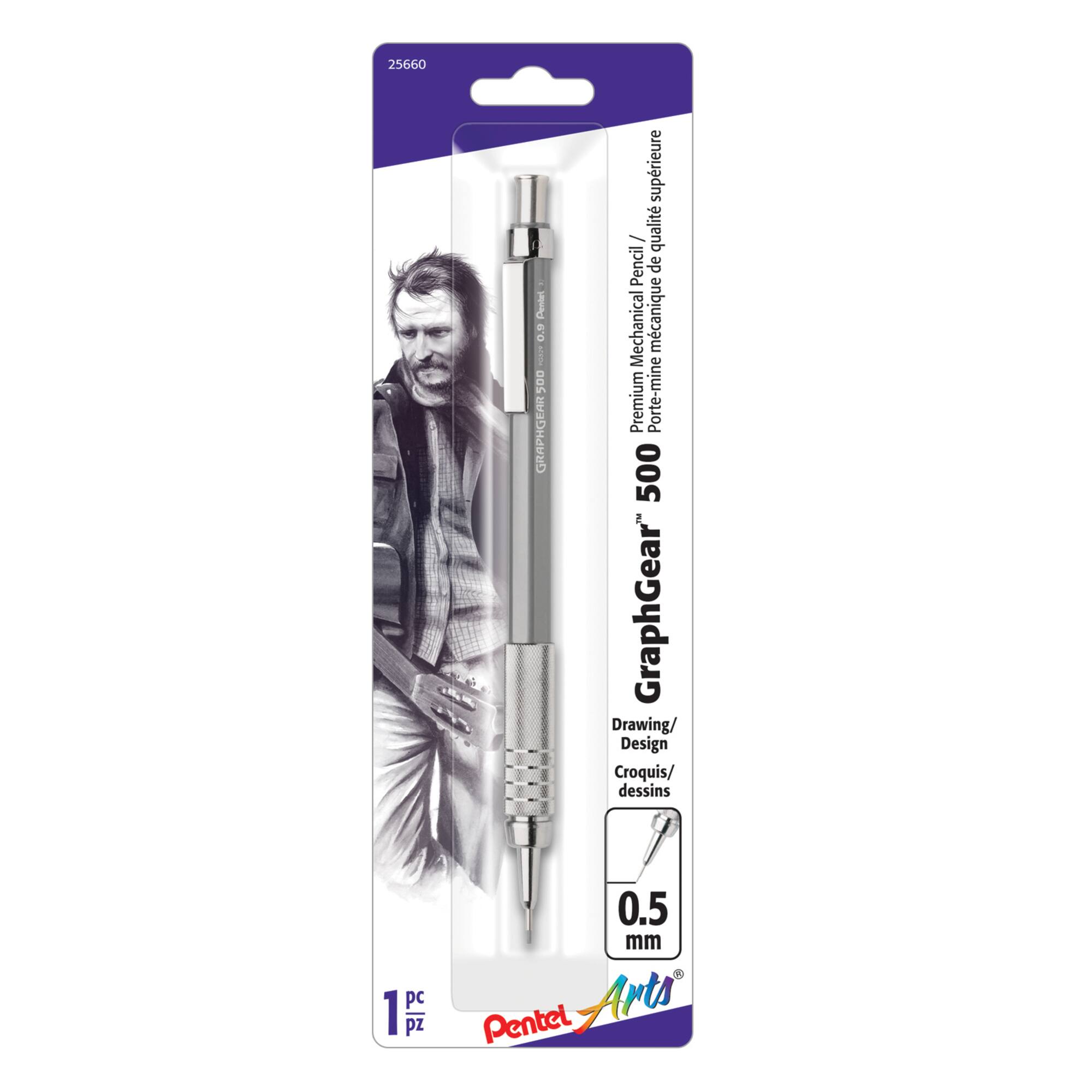 Pentel Arts® GraphGear™ 500 Mechanical Pencil, 0.5 mm
